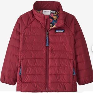 Patagonia red baby puffer jacket 3-6 months